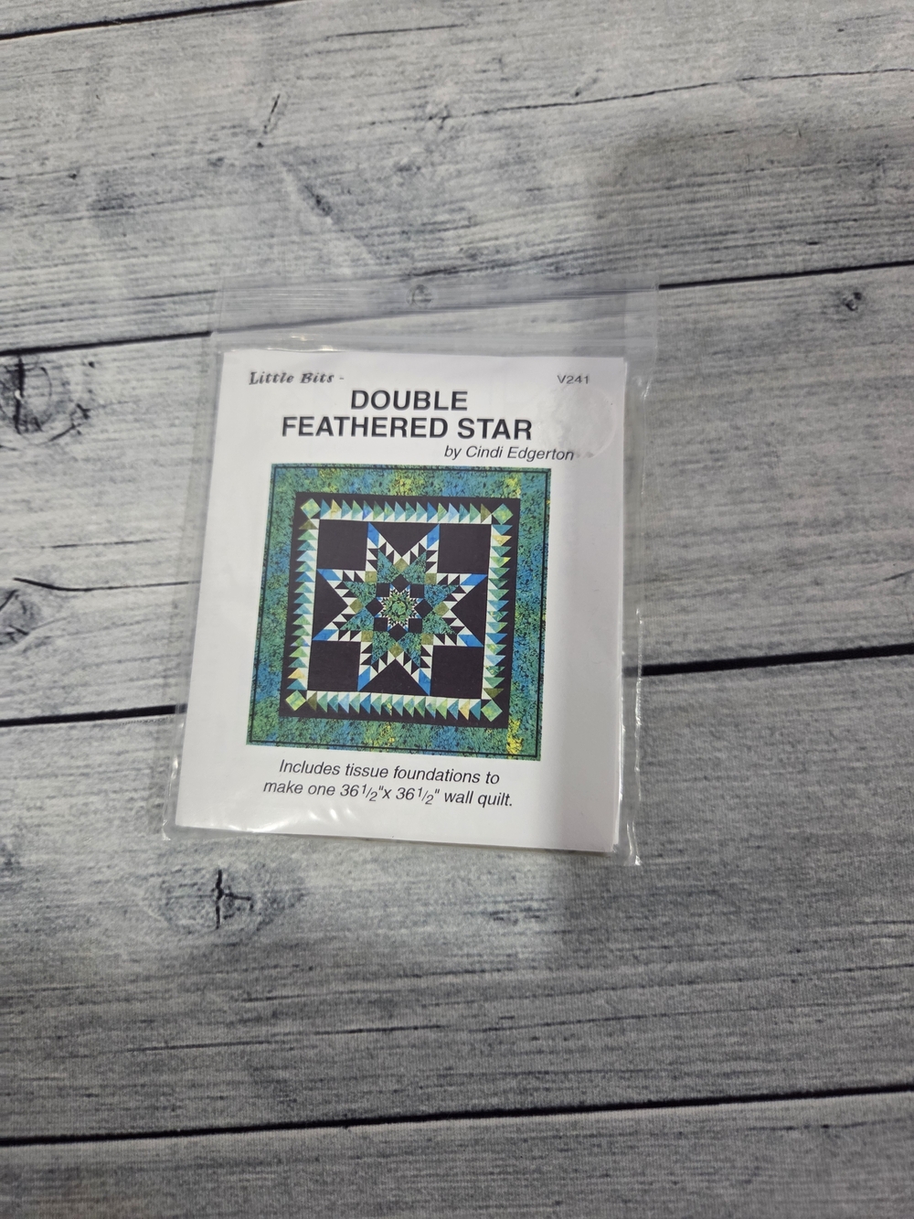 Little Bits Quilting Pattern Double Feathered Star